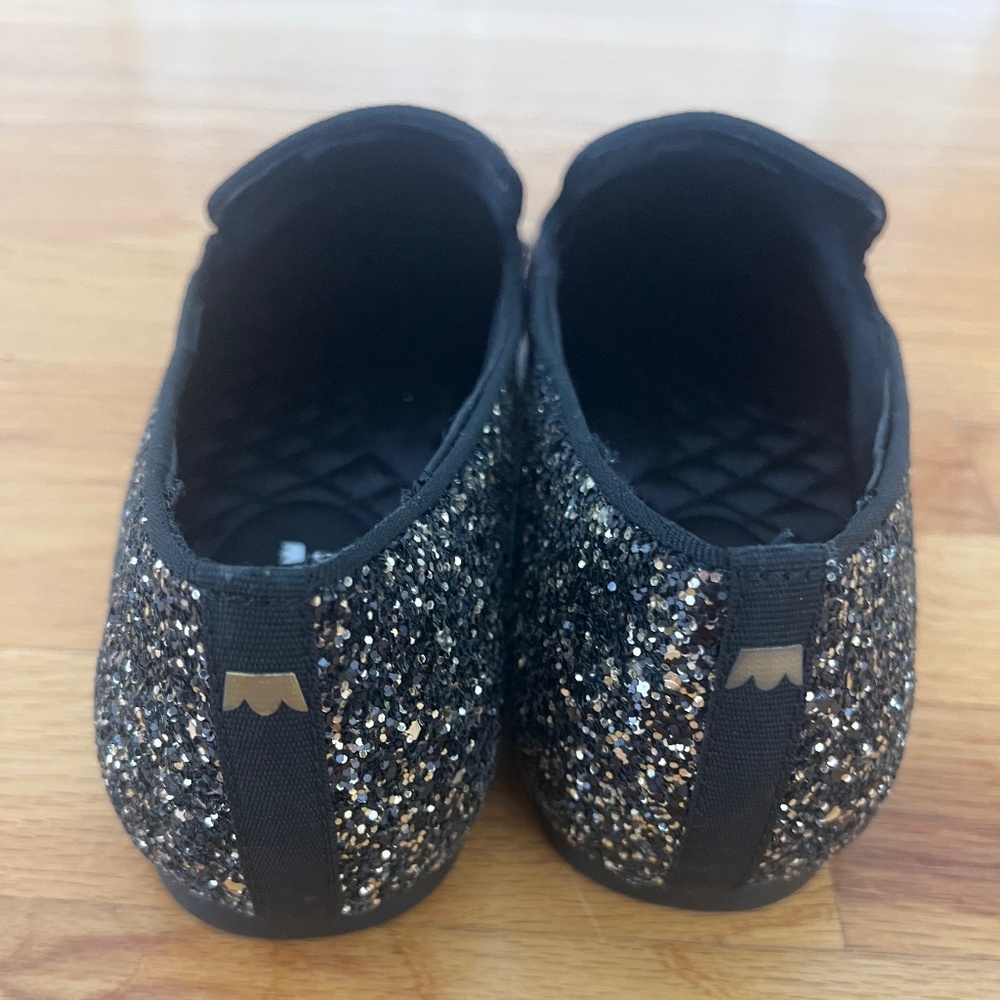 BIRDIES The Starling Slipper Flats in Galaxy Glitter Size 9 - Picture 4 of 9